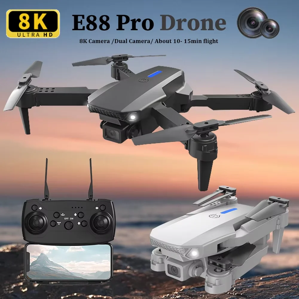 Eachine Drone E58 - 2025 E88 Professionelle HD 4K RC-Drohne